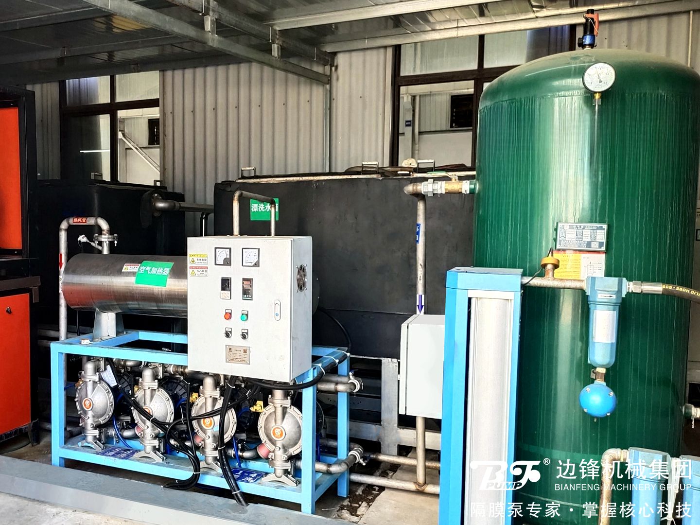 邊鋒大流量隔膜泵高壓輸送方案，為工業(yè)設(shè)備清洗排憂解難